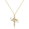 Crown and Cross Necklace